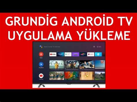 Grundig Android Tv Uygulama Y Kleme Nas L Yap L R Youtube