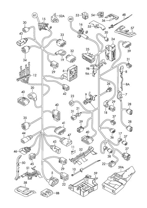 Volkswagen Jetta 2005 2010 Individual Parts Harness For Engine