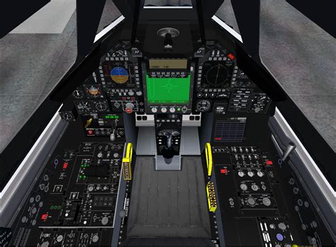 F 117 Stealth Fighter Cockpit