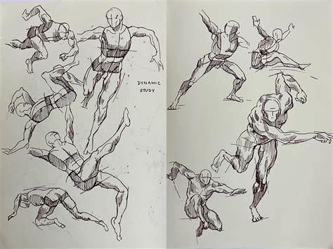 action poses dynamic turning action pose adorkastock