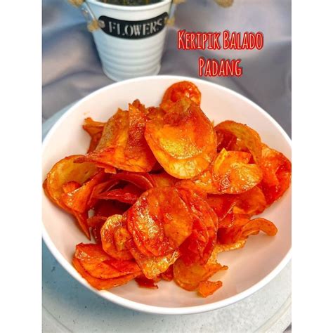 Jual Keripik Ubi Balado Padang 250 Gr Shopee Indonesia