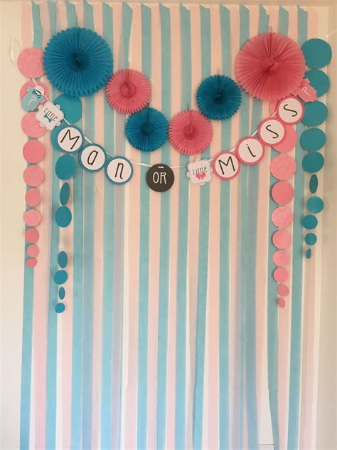 Gender Reveal Backdrop