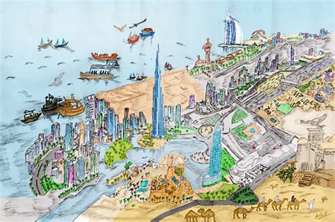 Dubai Sketch On Behance