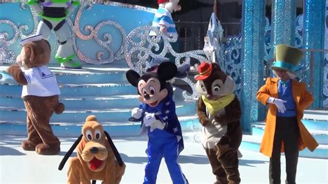 Disneyland Paris Character Show 25th Anniversary Celebration Youtube