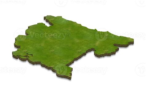 3d Map Illustration Of Montenegro 12375185 Png