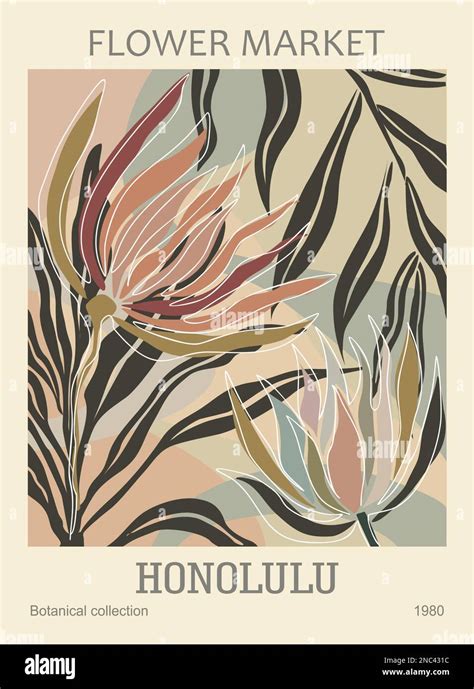 1970s Honolulu Stock Vector Images Alamy