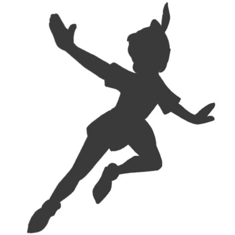 Peter Pan Tinker Bell Silhouette Shadow Clip art - peter pan png download - 1065*1065 - Free ...