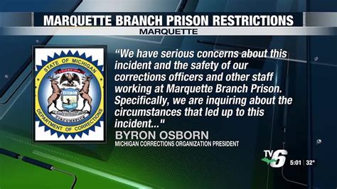 Marquette Branch Prison Under Restrictions After Inmates Start Fires In