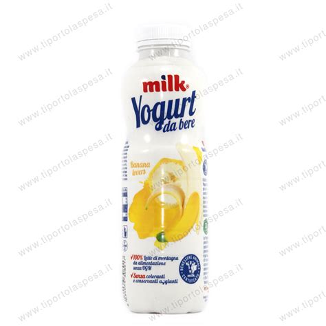 Yogurt Da Bere Milk Banana Gr 500 Tiportolaspesa It