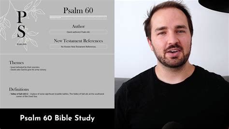 Psalm 60 Summary 5 Minute Bible Study Youtube