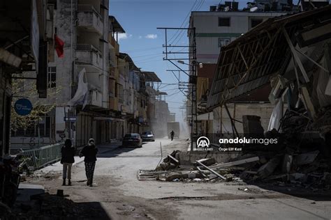 Kahramanmaraş merkezli depremlerden etkilenen Hatay ın Antakya ilçesi