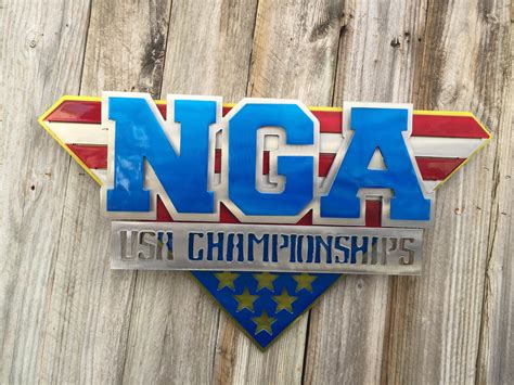 NGA Logo - 4 layers - Advanced Metal Art