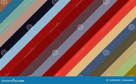 Colorful Diagonal Stripes Background Illustration Stock Vector