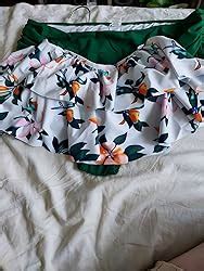 Aoqussqoa Damen Badeanzug R Schen Hals H Ngen Bikini Sets Zweiteilige