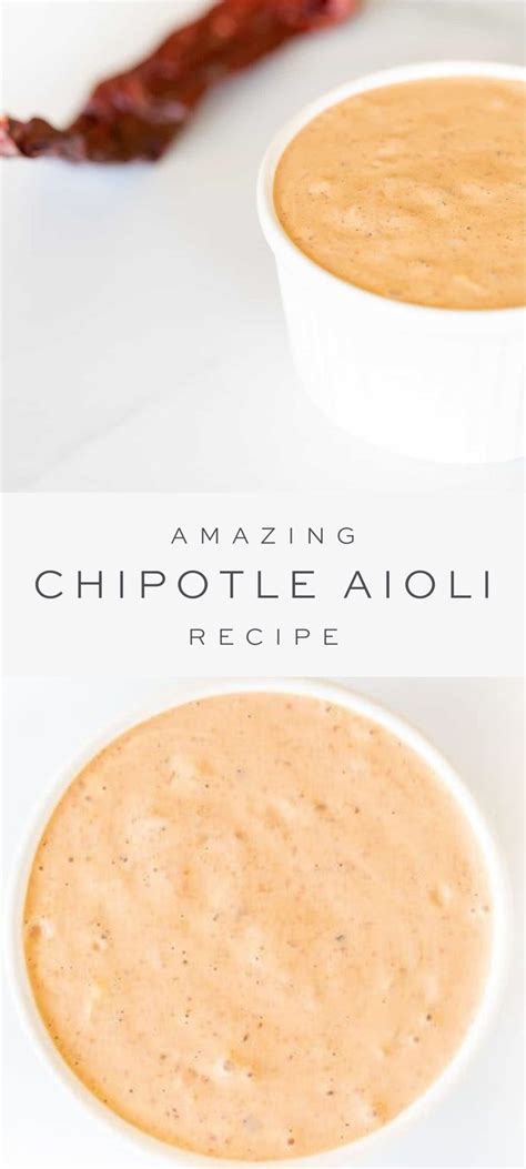 Chipotle Aioli Recipe Without Mayo Pamila Macklin