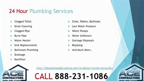 Hr Rancho Bernardo Plumber Call Now Youtube