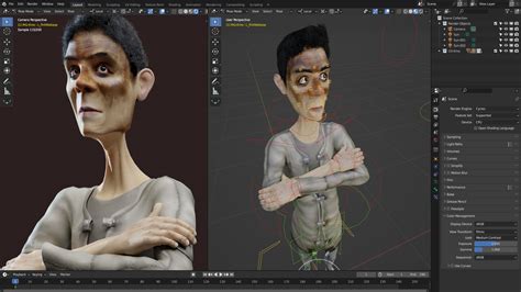 Emo Character Rig Blender Studio