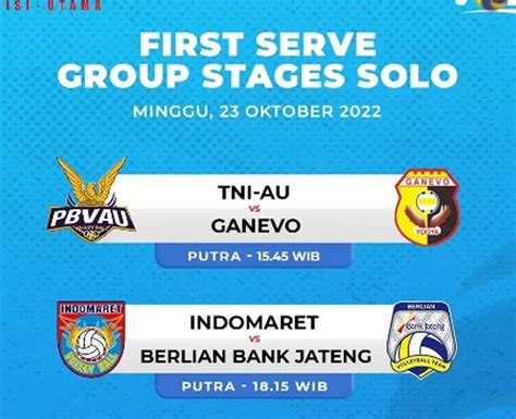 Live Score Hasil Akhir Indomaret Sidoarjo Vs Berlian Bank Jateng Livoli