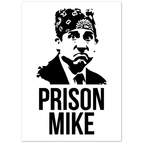 Prison Mike Michael Scott Office Classic Matte Paper Poster Physical ...