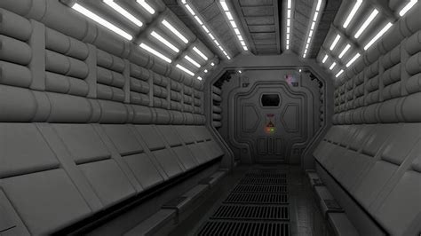 Nostromo Habitation Corridor D Model Cgtrader