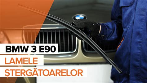 Cum se inlocuiesc lamele ștergătoarelor din față pe BMW 3 E90 TUTORIAL