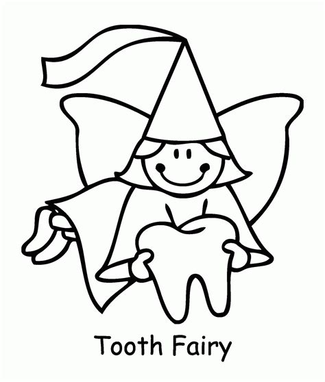 Tooth Fairy Coloring Pages Free Coloring Pages Printables