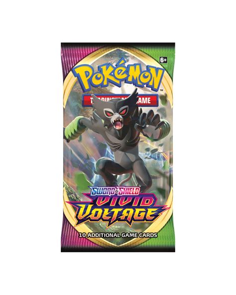 Pokemon Sword And Shield Vivid Voltage Booster Pack Trading Card Game