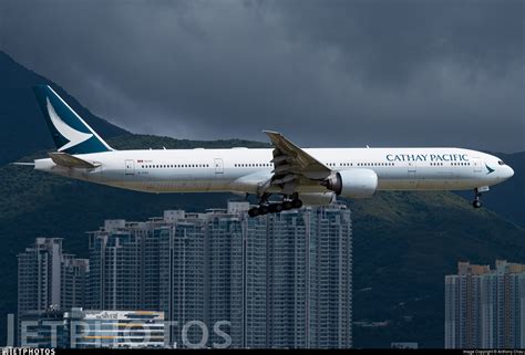 B KQU Boeing 777 367ER Cathay Pacific Airways Anthony Chau