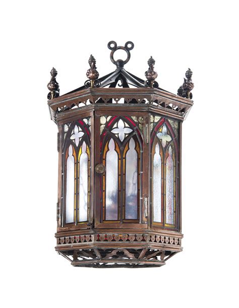 A Victorian Stained And Leaded Glass Hall Lantern Late 19th Century Christie S