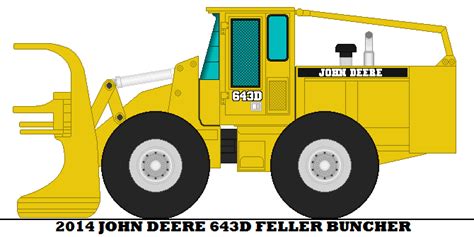 2014 John Deere 643d Feller Buncher By Mcspyder1 On Deviantart