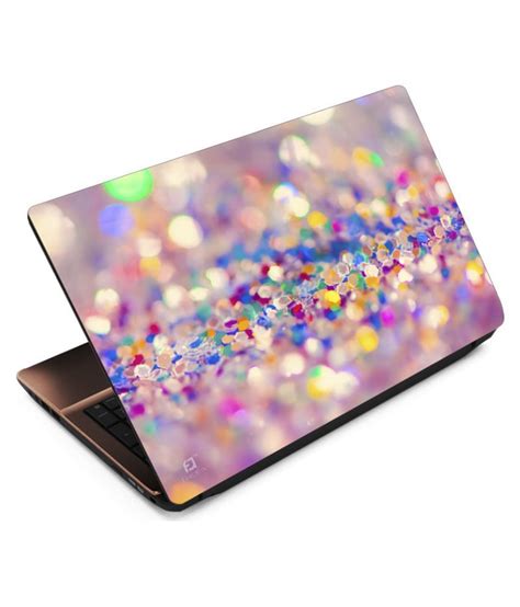 FineArts Colourful Particles Premium Quality HD UV Printed Laminated