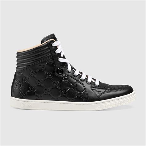 Gucci Signature High Top Sneaker Gucci Womens Shoes 409793cwd201000