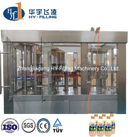 Fully Automatic Soymilk Diary Beverage Filling Machine Glass Bottle