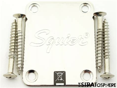 Купить Таблички Fender 75th Anniversary Telecaster Tele Chrome 4bolt Neck Plate 50s Original в