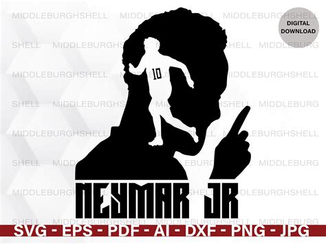 Neymar JR Svg Neymar Digital Art Football Soccer Paris Brazil