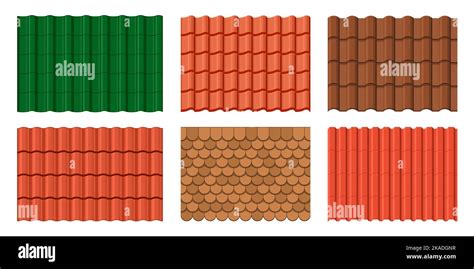 Roof Tile Background Home Rooftop Terracotta Ceramic Tile Patterns