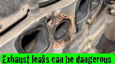 Exhaust Gasket Leaks Problems And Dangers Youtube