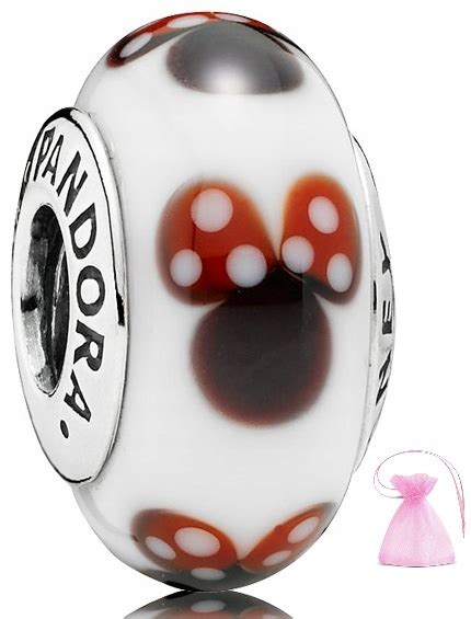 CHARMS KOŁO MURANO MIKI MINNIE DISNEY PANDORA S925 12641029041