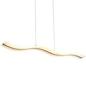 Cm Modern Led Pendant Light Acrylic Wave Lamp Homev