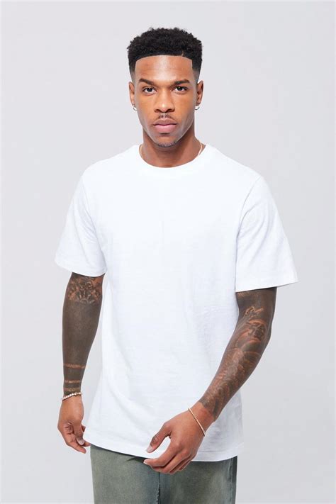 Basic Crew Neck T Shirt Boohoo Uk