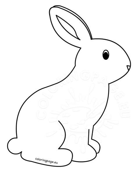 Printable Rabbit Coloring Pages For Kids Bunny Drawing Bunny