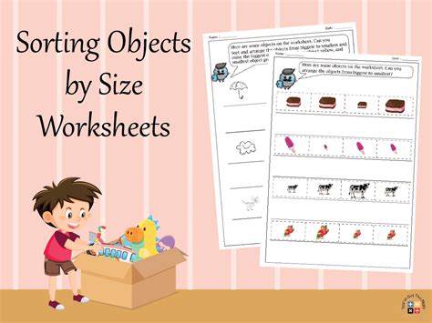 35 Sorting Objects By Size Worksheets Free Printable