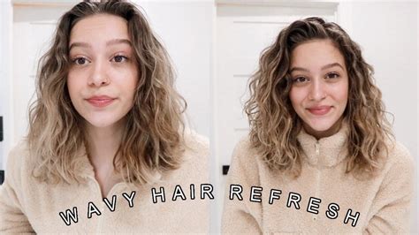 How To Refresh Wavy Hair QUICK EASY For 2nd 3rd Day Hair 2021