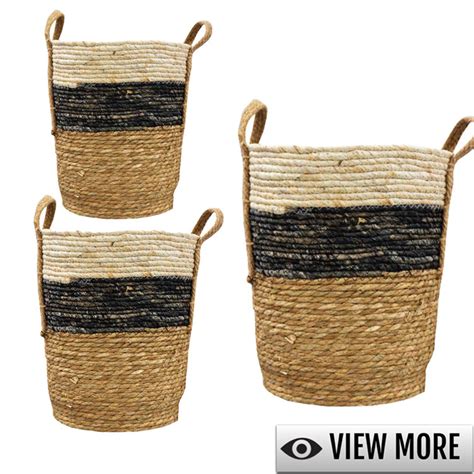 Natural Round Seagrass Basket Variety Hsds Online