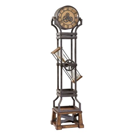 Steampunk Hour Glass Grandfather Clock The Green Head