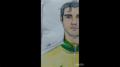 Dibujo De Ricardo Kaka 🇧🇷⚽ Youtube