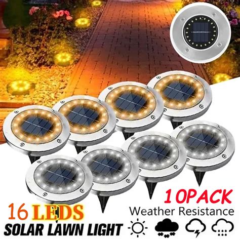 16 LED Solar Lights - HOME YARD AND MORE