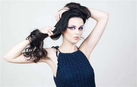 Wallpaper brunette female make up for mobile and desktop section девушки resolution