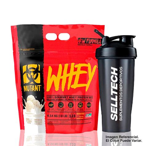 Ripley PROTEÍNA MUTANT WHEY 10 LB VAINILLA SHAKER