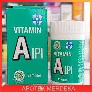 Jual Vitamin A Ipi Isi Tab Vitamin Anak Dan Dewasa Shopee Indonesia